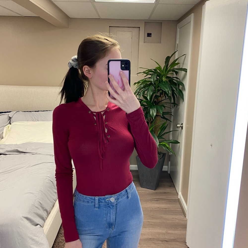 Pacsun Tie Bodysuit
